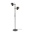 Halo Design - D.C gulvlampe 2L Ø18 E27, sort / eik