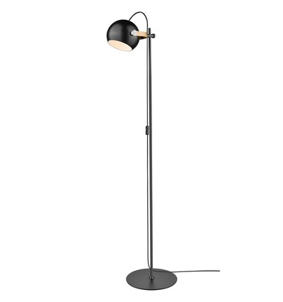 Halo Design - D.C gulvlampe 1L Ø18 E27, sort / eik