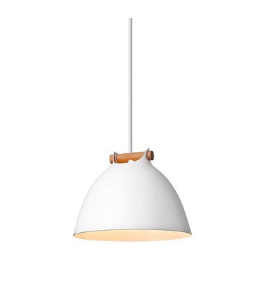 Outlet: Halo Design - ÅRHUS pendel Ø18cm G9, Hvit / Tre