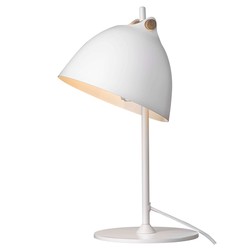 Designlamper Outlet: Halo Design - ÅRHUS bordlampe Ø18 G9, Hvit / Tre