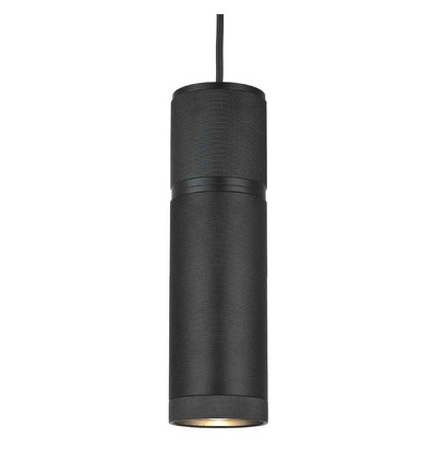 Halo Design - HALO- the pendant Sylinder i Metall sort Ø12 2,5m kabel