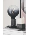 Halo Design - HALO Bordlampe E27, Gun-Black / Marmor base