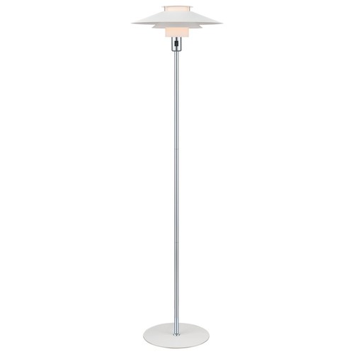 Halo Design - RIVOLI gulvlampe Ø40 hvit/krom