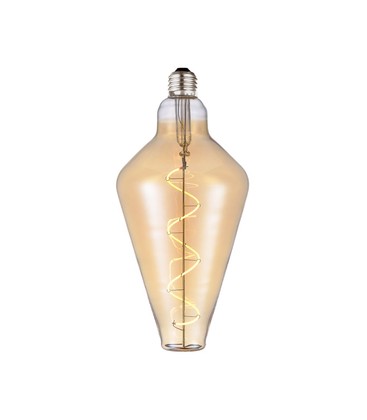 Outlet: Halo Design - COLORS Cone 2W E27 D125 Amber, 3-trinns med minne