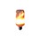 Restsalg: Halo Design - COLORS LED Burning Flame E27 - 3 funksjoner