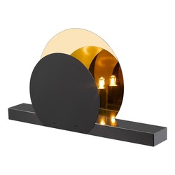 Bordlamper Halo Design - Marble Eclipse, svart bordlampe