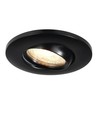 Nordlux GU10 Downlight Umberto - Sort, IP44, godkjent i isolasjon