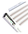 Troldtekt LED-skinnesett 4x120 cm - Innfelt, Akustilight inkl. ledninger og driver