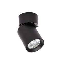 Lamper LED GU10 sort loftspot - Justerbar, til påbygning, ekskl. lyskilde