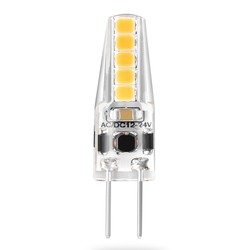 G4 LED LEDlife SILI2 G4 LED pære - 2W, dimbar, 12V/24V AC/DC, G4