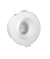 7W Ø10cm Lavprofil innfellingsspot dimbar RA95 - Hull: Ø8,3 cm, Mål: Ø10 cm, CCT