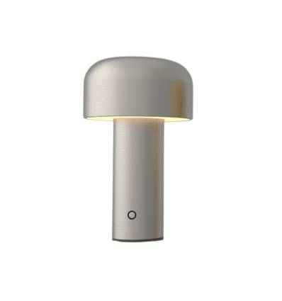 LEDlife Mushroom bordlampe - Sølv, oppladbar, touch dimbar, IP20