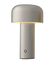 LEDlife Mushroom bordlampe - Sølv, oppladbar, touch dimbar, IP20