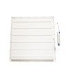 LEDlife 60x60 bakbelyst LED panel - 36W, hvit kant, 145 lm/W