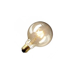 Outlet Outlet: Gylden Trapez LED Globepære, dæmpbar, E27, 3W, 2200K, RA90