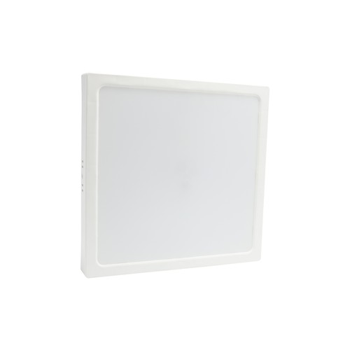 24W LED taklampe - 29 x 29cm, høyde: 3,8cm, hvit kant