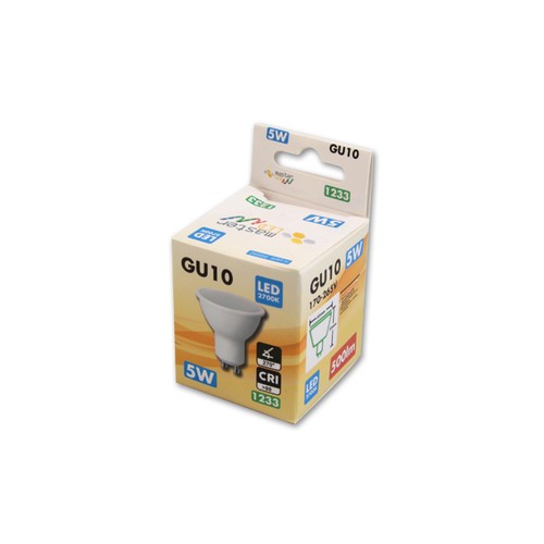 Outlet: GU10 - 5W LED Spot, 400 Lumen, varm / nøytral hvit