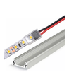 Samler til 8 mm LED-strip til løse ledninger - Tynn, IP20, for ensfargede strimler, for aluminiumsprofiler