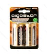 2 stk Aigostar R20D Batteri, 1,5V