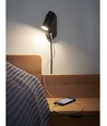 EGO LED Vegglampe med USB og Touch dimmer, 4,5W, Nielsen Light - sort