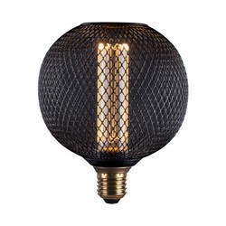 Tilbud på designlamper E27 Colors Grid Bulb, CCT , 2,5 Watt - Ø 12,5 cm
