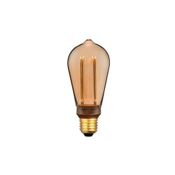 LED pærer Restsalg: E27 Colors Dim Drop Amber, 5W