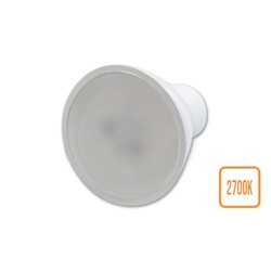  Outlet: GU10 - 7W LED -spot, 700 lumen, 2700K