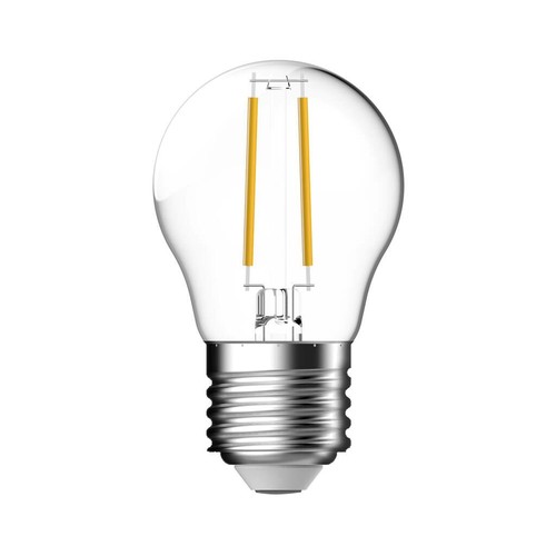 Outlet: Nordlux Pære E27 FILAMENT G45 1,2W 140LM 2700K, Klar