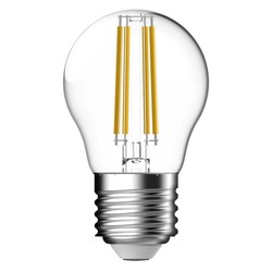 LED pærer Outlet: Nordlux Pære E27 FILAMENT G45 6,8W 806LM 4000K, Klar