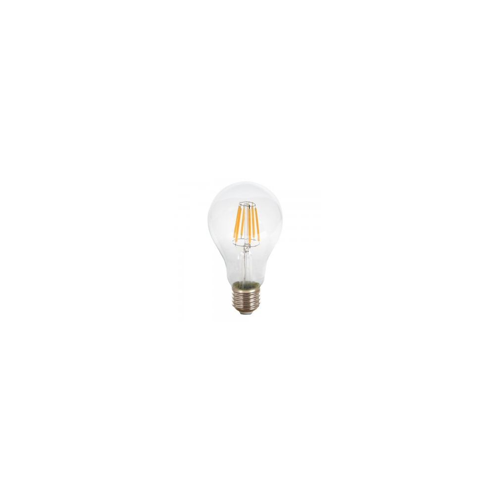 V-Tac 8W LED pære - Karbon filamenter, A67, E27 - Dimbar : Ikke dimbar, Kulør : Nøytral