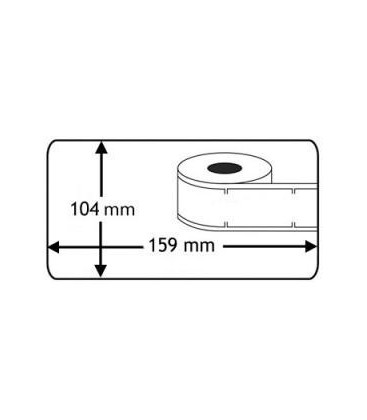 Outlet: Dymo S0904980 ekstra store shipping labels 104x159mm. 220 stk. kompatibel