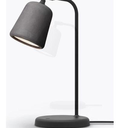 Outlet: New Works - E14 Bordlampe i mørk beton