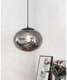 Halo Design - Håndlaget pendel Ø38, røkt glass