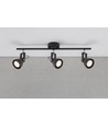 Outlet: Nordlux Aslak 3-spotlampe, sort, GU10