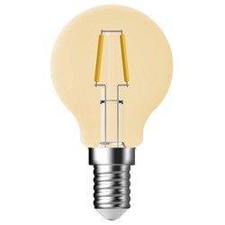 Diverse Outlet: Nordlux Pære-DEKO E14 G45 MINI GLOBE 4,8W dæmpbar, Guld