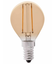 LEDlife 2W LED kronepære - Dimbar, karbon filamenter, røkt glass, ekstra varm, E14