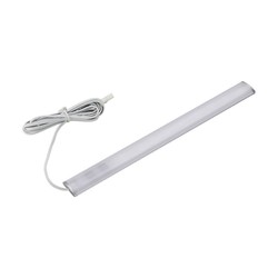 Møbel og skap 50 cm LED skapbelysning - 6mm høy, 12V DC, 4W, med plugg