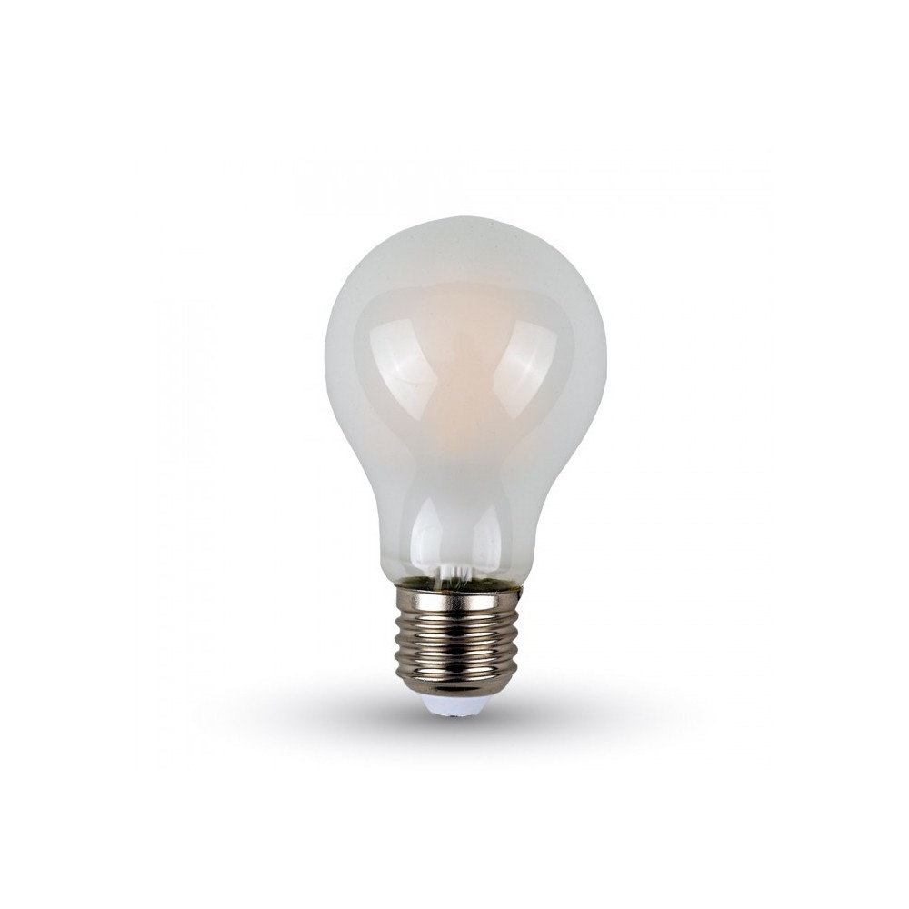 V-Tac 4W LED Pære - Karbon filamenter, mattert, A60, E27 - Dimbar : Ikke dimbar, Kulør : Varm