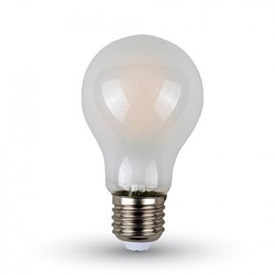 E27 vanlig LED V-Tac 4W LED Pære - Karbon filamenter, mattert, A60, E27