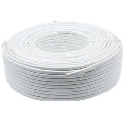 24V 12-24V kabel hvit - 2x0,35mm², metervare, min. 5 meter