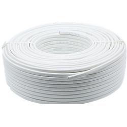 Enkeltfarget LED strip tilbehør 12V/24V 12-24V kabel rød/svart - 2x0,5mm², metervare, min. 5 meter