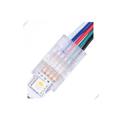 RGB+W LED strip LED stripe samler til løse ledninger - 10mm, RGBW, IP20, 5V-24V
