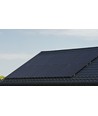 10kW komplett 3-faset hybrid solcelleanlegg - Til tegl, DEYE hybrid inverter, Sort i sort (TN-nett)