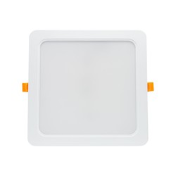  Spectrum 24W LED panel downlight - Hull: 19,5 x 19,5 cm, Mål: 22 x 22 cm, 230V, IP54 utendørs