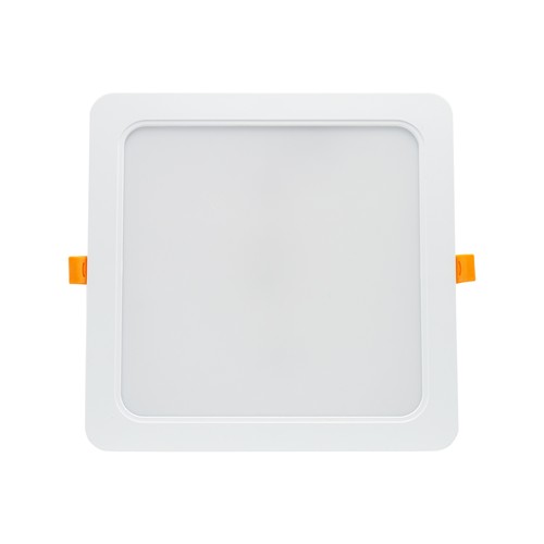 Spectrum 24W LED panel downlight - Hull: 19,5 x 19,5 cm, Mål: 22 x 22 cm, 230V, IP54 utendørs