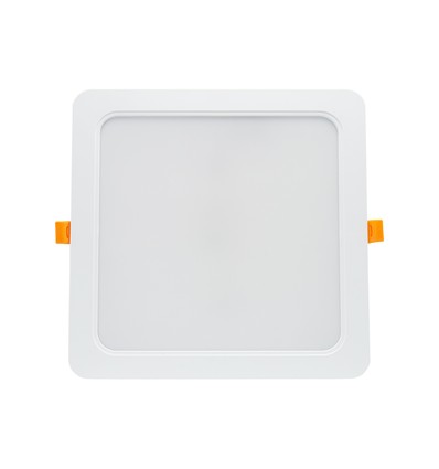 Spectrum 24W LED panel downlight - Hull: 19,5 x 19,5 cm, Mål: 22 x 22 cm, 230V, IP54 utendørs