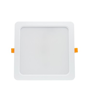 Spectrum 18W LED panel downlight - Hull: 14,5 x 14,5 cm, Mål: 17 x 17 cm, 230V, IP54 utendørs