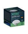 V-Tac vanntett LED pool pære - 18W, glass, IP68, 12V, PAR56