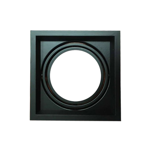 G53 AR111 Downlight - Sort, 17,5 x 17,5 cm