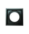 G53 AR111 innfellingsspot - Sort, 17,5 x 17,5 cm